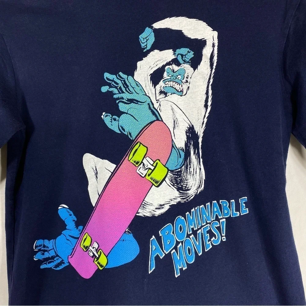 Children’s Place Navy Blue Abominable Moves Skateboard Long Sleeve Tee
